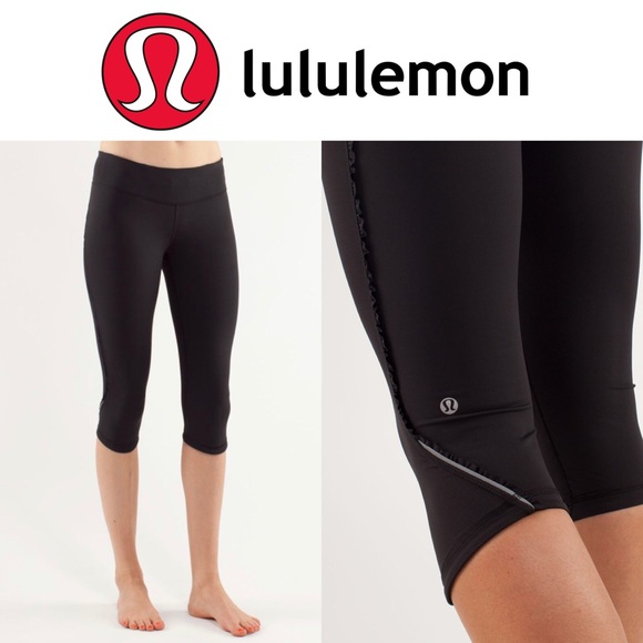 lululemon athletica Pants - Lululemon Run: Fast And Free Crop in Black
